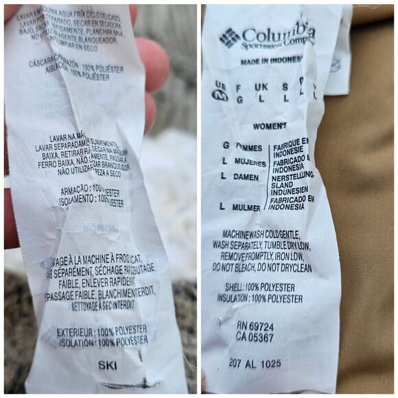 Fur Trim Vest Columbia Quiet Canyon Size M Med White Tan Zip Front Reversible - Picture 6 of 13